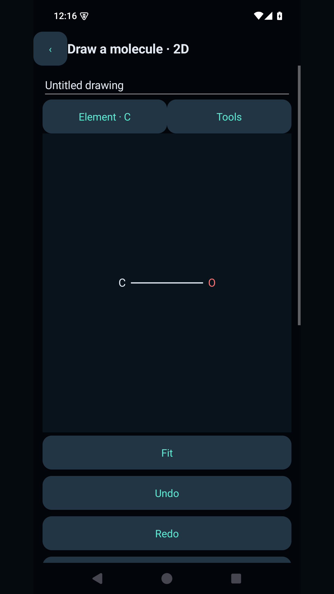 Integrated Biochemistry molecular drawing interface